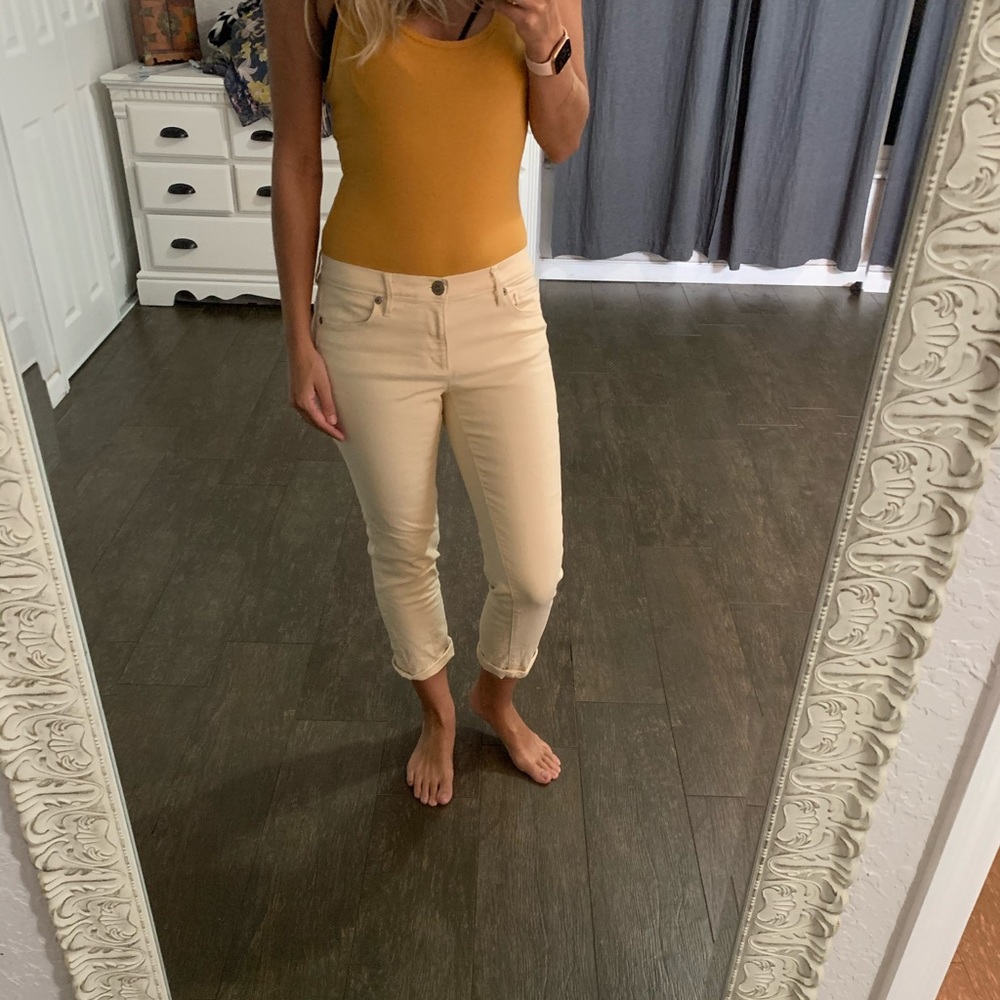 Loft Off White Jeans (4)